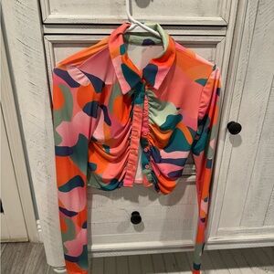 Long Sleeve Crop Top